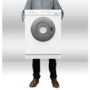 GRADE A1 - As new but box opened - Hotpoint V4D01P 4kg Small Vented Tumble Dryer White
