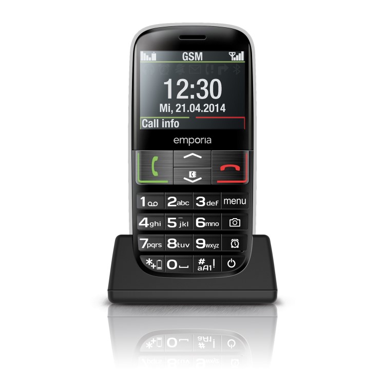 Emporia Euphoria Black 2.3" Easy To Use 2G Unlocked & SIM Free