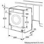 Neff V6540X0GB Series 5 Integrated Washer Dryer