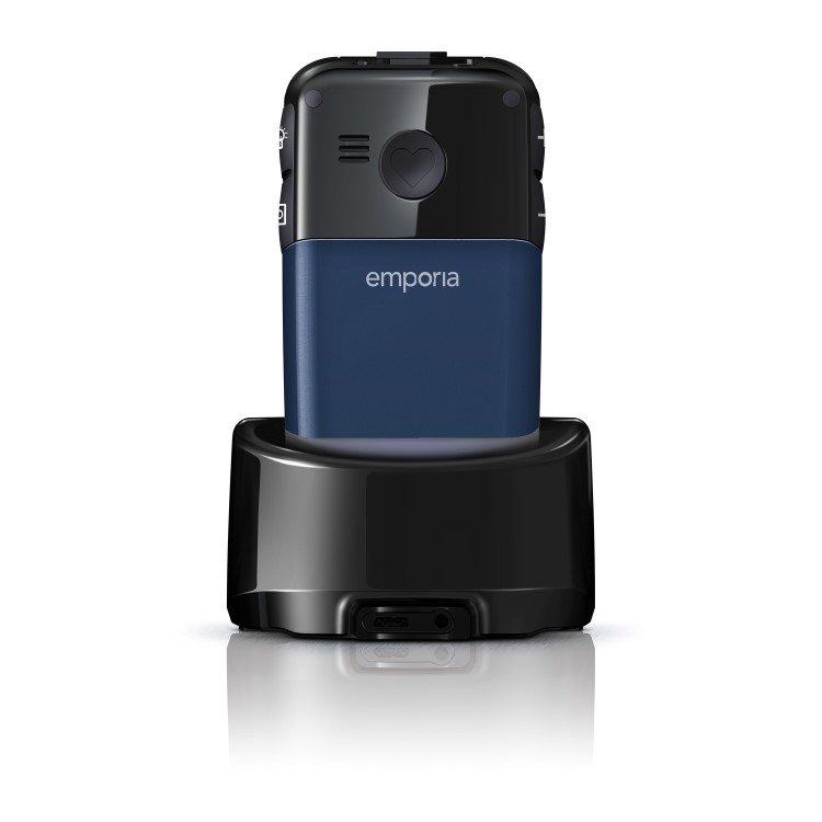 Emporia Comfort Blueberry 2.4" Easy To Use Clamshell 2G Unlocked & SIM Free
