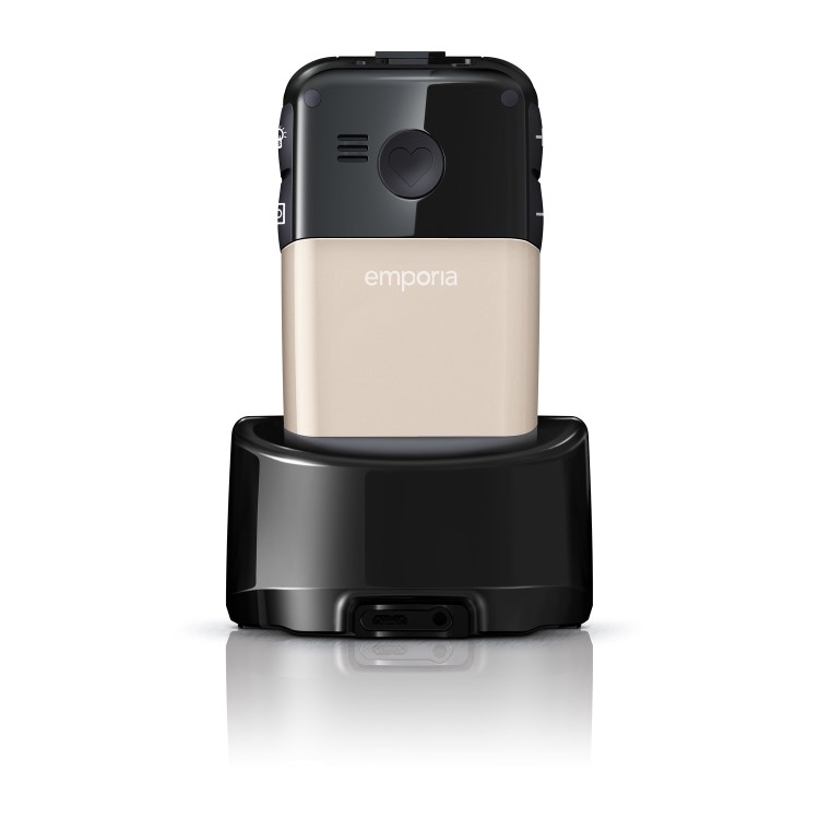 Emporia Comfort Champagne 2.4" Easy To Use Clamshell 2G Unlocked & SIM Free Mobile Phone