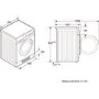 Neff V7446X0GB Series 4 7/4kg 1400rpm Freestanding Washer Dryer White