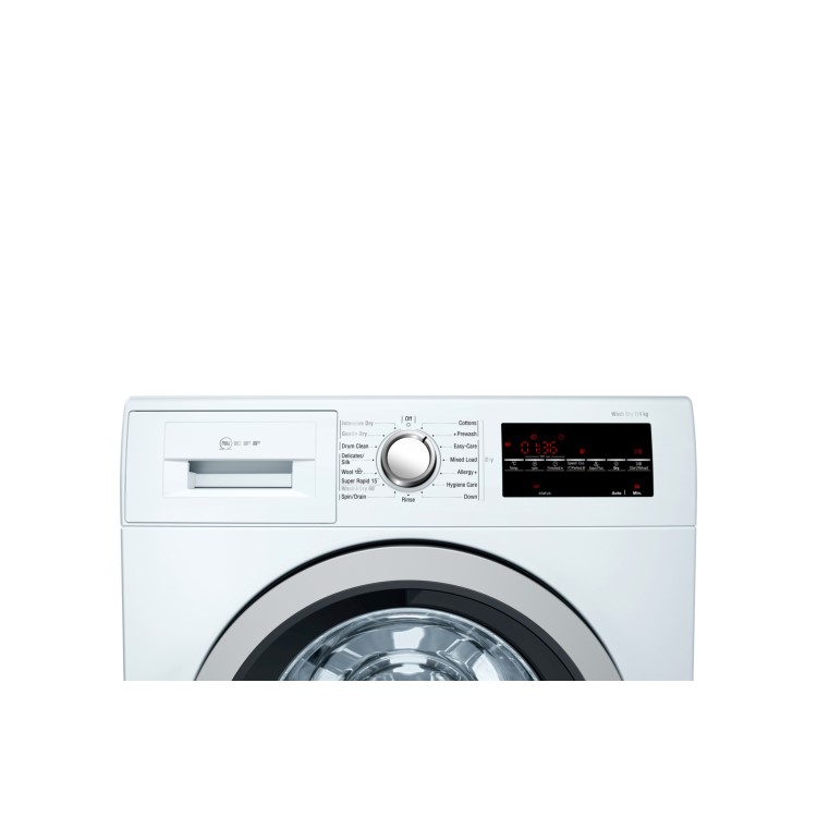 Neff V7446X2GB 7kg Wash 4kg Dry 1500rpm Freestanding Washer Dryer - White