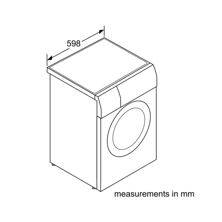 Neff V7446X2GB 7kg Wash 4kg Dry 1500rpm Freestanding Washer Dryer - White
