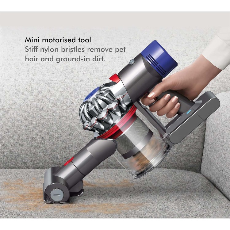 Dyson V8 Animal Cordless Bagless Vacuum Cleaner - Titanium Grey And Purple