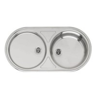 Single Bowl Chrome Stainless Steel Kitchen Sink - Reginox Valencia Single Bowl Chrome Stainless Steel Kitchen Sink - Reginox Valencia