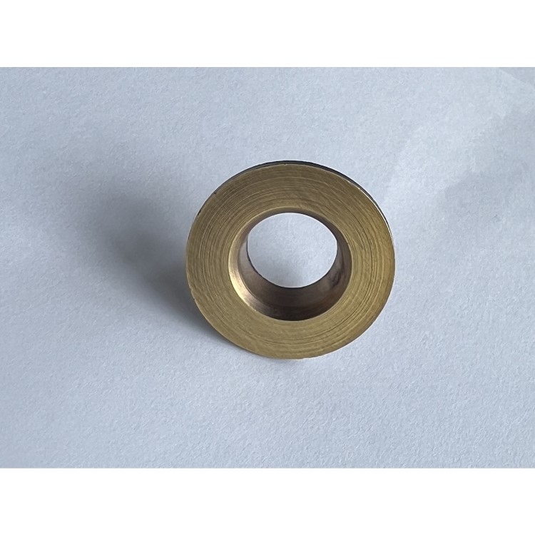 Brushed Brass Round Basin Overflow Cover - Valetta