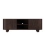 Large Dark Mango Wood TV Stand with Storage - TV's up to 70" - Ivan