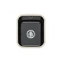 Franke VBK110-33BK VBK Undermount Single Bowl Ceramic Sink in Black