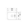 VBK Franke VBK110-50BK Belfast Undermount Ceramic Sink - Black