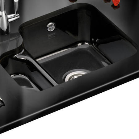 Franke VBK160LBK VBK Undermount 1.5 Bowl Ceramic Sink - Black