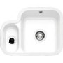 Franke VBK160L VBK Undermount 1.5 Bowl Ceramic Sink - White