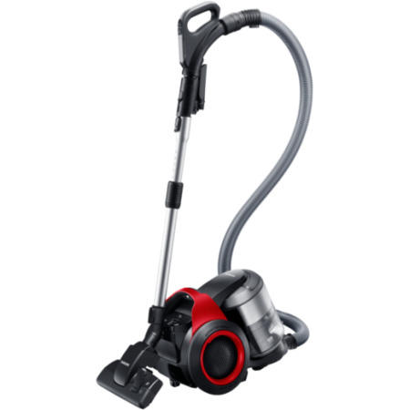 Samsung VC08F70HDUR Motion Sync Sensor Cylinder Vacuum Cleaner Vitality Red