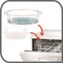 GRADE A1 - Tefal VC100665 Ultracompact 3 Tier Steamer - White