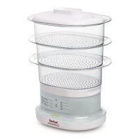 Tefal VC130115 Mini Compact 3 Tier Steamer White 7lt