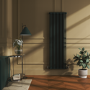 Reggio Evergreen Vertical Double Column Traditional Radiator 1800x560mm 5279 BTU - Cast Iron Style