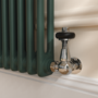 Reggio Evergreen Vertical Double Column Traditional Radiator 1800x560mm 5279 BTU - Cast Iron Style