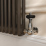 Reggio Russet Vertical Double Column Traditional Radiator 1800x560mm 5279 BTU - Cast Iron Style