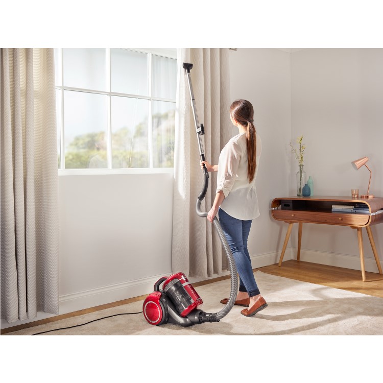GRADE A1 - Beko VCM7180P Bagless Cylinder Vacuum Cleaner - Red
