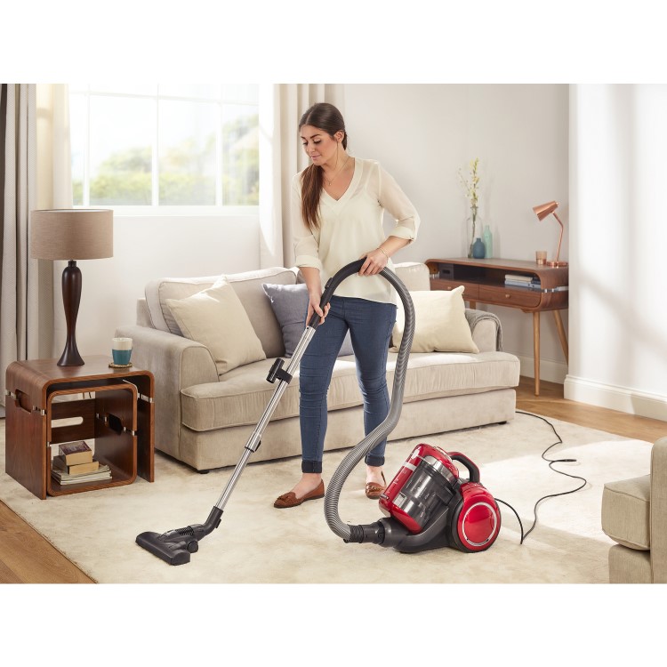 GRADE A1 - Beko VCM7180P Bagless Cylinder Vacuum Cleaner - Red