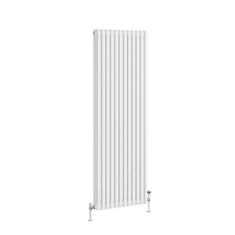 GRADE A1 - Reggio White Vertical Triple Column Traditional Radiator 1500x560mm 5626 BTU - Cast Iron Style