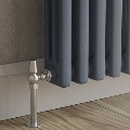 Reggio Anthracite Vertical Triple Column Traditional Radiator 1500x200mm 1875 BTU - Cast Iron Style