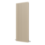 Riace Beige grey Vertical Flat Designer Radiator 1800x680mm Double Panel 6947 BTU