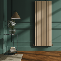 Riace Elk brown Vertical Flat Designer Radiator 1800x680mm Double Panel 6947 BTU