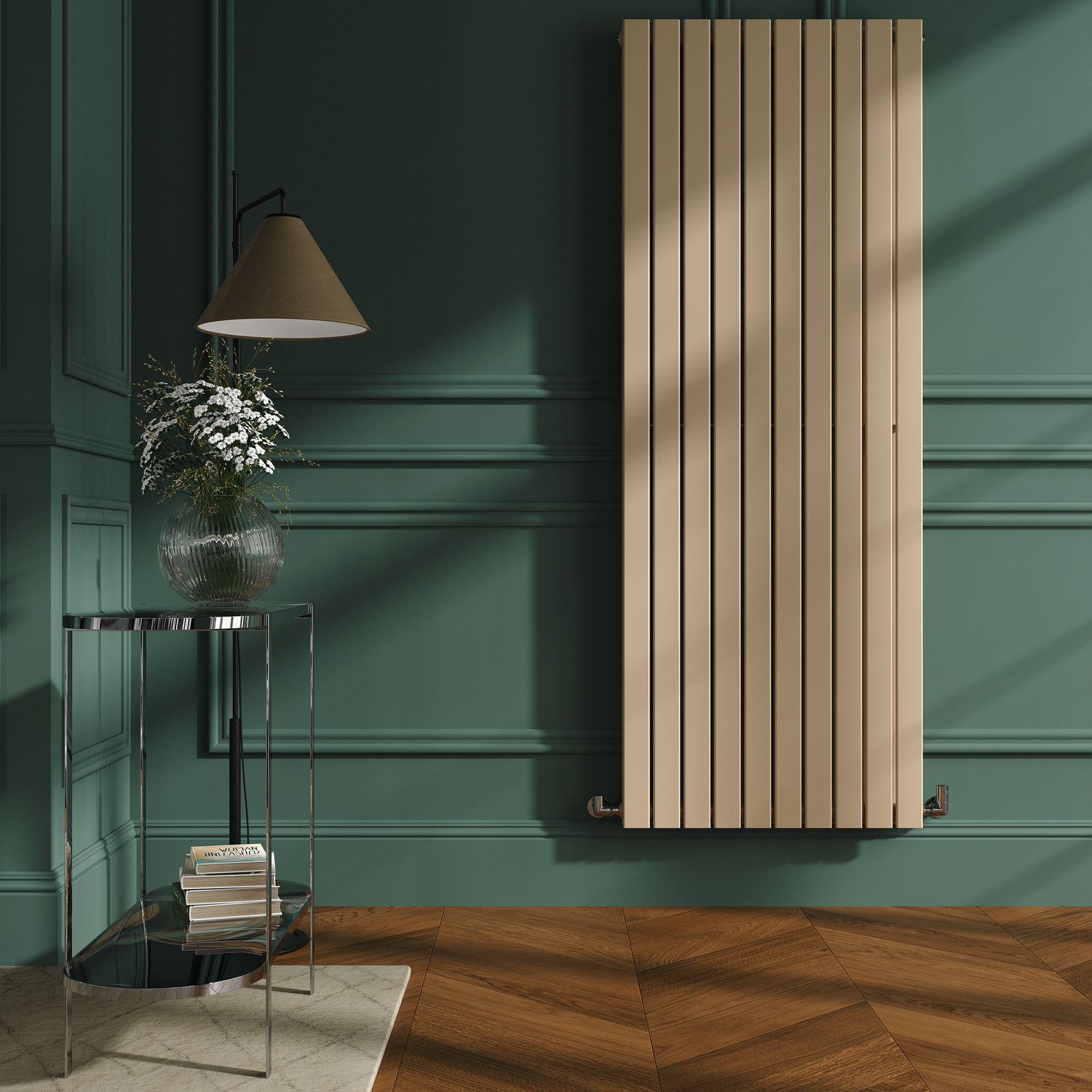 Elk Vertical Flat Designer Radiator 1800x680mm Double Panel 6947 BTU