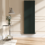 Sorrento Evergreen Vertical Oval Designer Radiator 1800x590mm Double Panel 6229 BTU