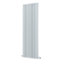 Sorrento Salt & Pepper Vertical Oval Designer Radiator 1800x590mm Double Panel 6229 BTU