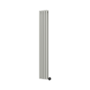Smoked Stone Vertical Smart Electric Radiator with Wi-Fi Thermostat - 1.2KW - H1600xW236 - Bathroom Safe