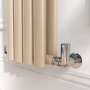 Sorrento Cleopatra Vertical Oval Designer Radiator 1600x236mm Double Panel 2234 BTU