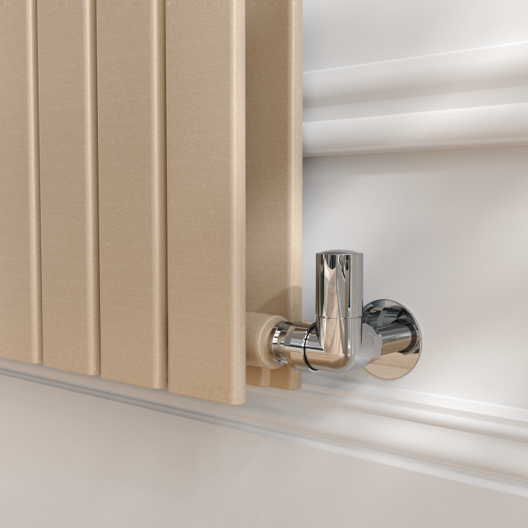 Riace Cleopatra Vertical Flat Designer Radiator 1800x408mm Double Panel 4168 BTU