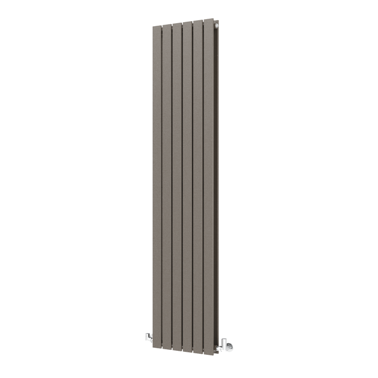 Riace Russet Vertical Flat Designer Radiator 1800x408mm Double Panel 4168 BTU