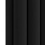 Sorrento Midnight Black Vertical Oval Designer Radiator 1600x472mm Double Panel 4468 BTU