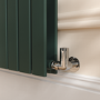Riace Evergreen Vertical Flat Designer Radiator 1600x544mm Double Panel 4916 BTU