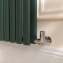 Sorrento Evergreen Vertical Oval Designer Radiator 1600x472mm Double Panel 4468 BTU