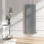 Riace Salt & Pepper Vertical Flat Designer Radiator 1600x544mm Double Panel 4916 BTU