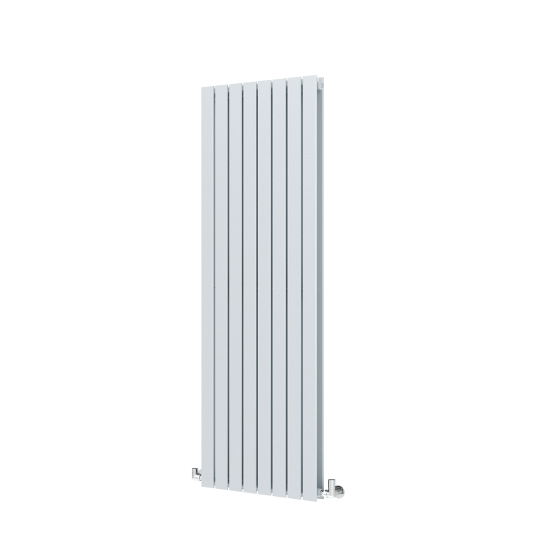 Riace Salt & Pepper Vertical Flat Designer Radiator 1600x544mm Double Panel 4916 BTU