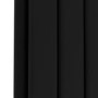 Riace Midnight Black Vertical Flat Designer Radiator 1800x544mm Double Panel 5557 BTU