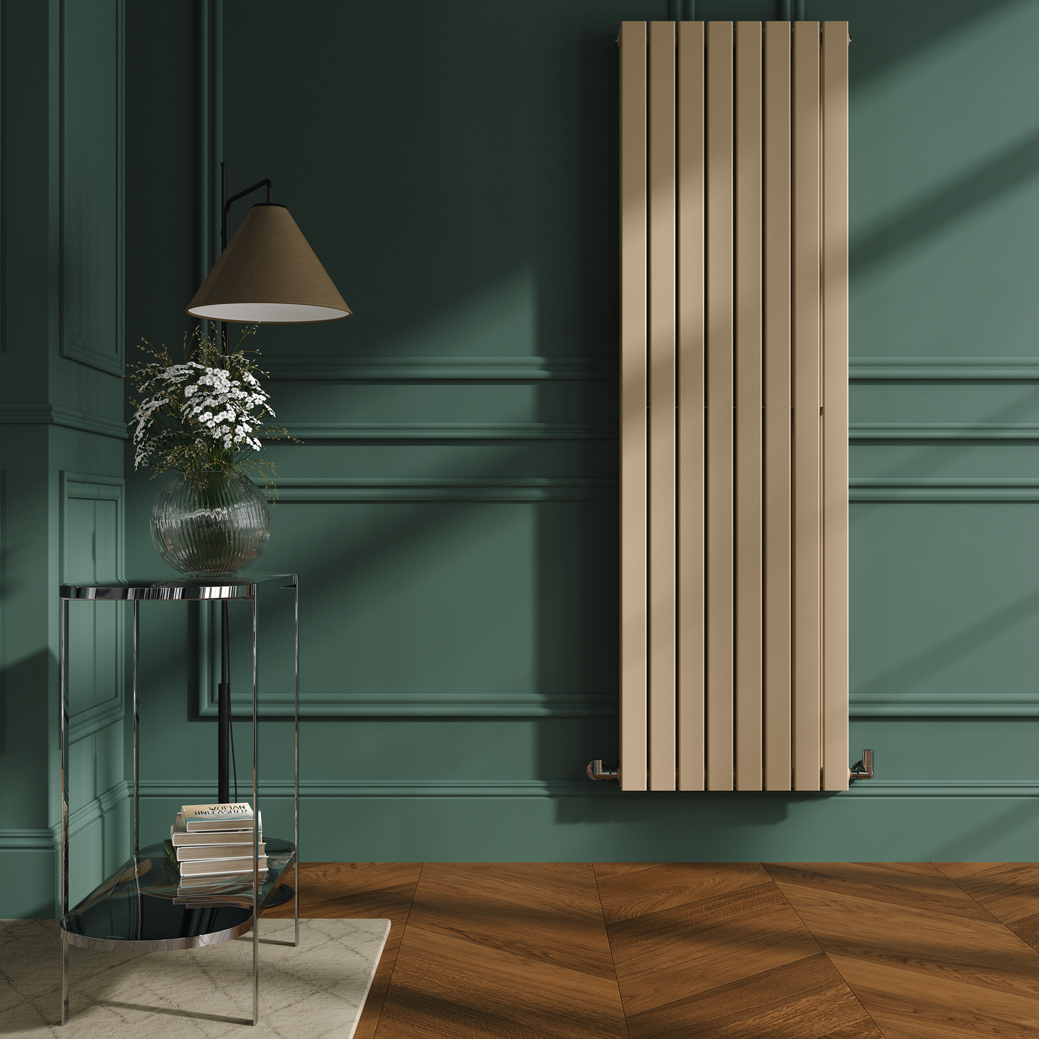 Elk Vertical Flat Designer Radiator 1800x544mm Double Panel 5557 BTU