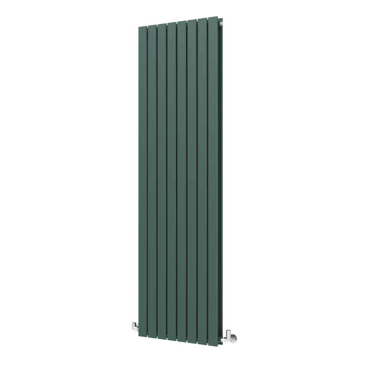Riace Evergreen Vertical Flat Designer Radiator 1800x544mm Double Panel 5557 BTU