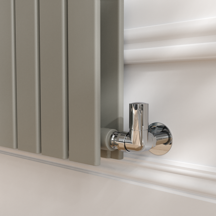 Riace Smoked Stone Vertical Flat Designer Radiator 1800x544mm Double Panel 5557 BTU