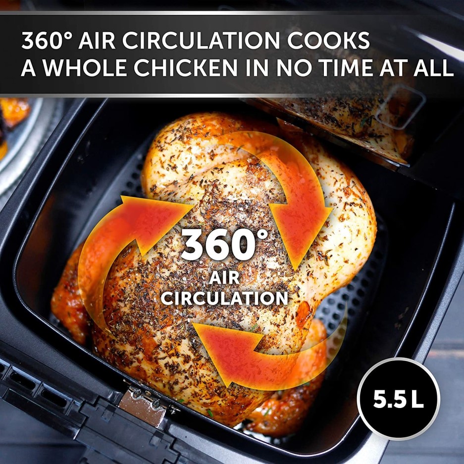 Breville VDF126 Halo 5.5L Air Fryer Appliances Direct