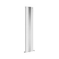 Specchio White Vertical Flat Designer Radiator with Mirror 1800x385mm Double Panel 3541 BTU