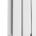 Specchio White Vertical Flat Designer Radiator with Mirror 1800x385mm Double Panel 3541 BTU