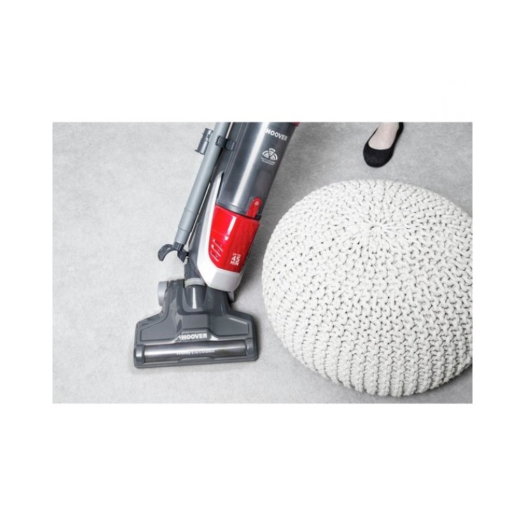 Hoover VE18LIG Velocity Evo Cordless Upright Vacuum Cleaner - Red White & Grey