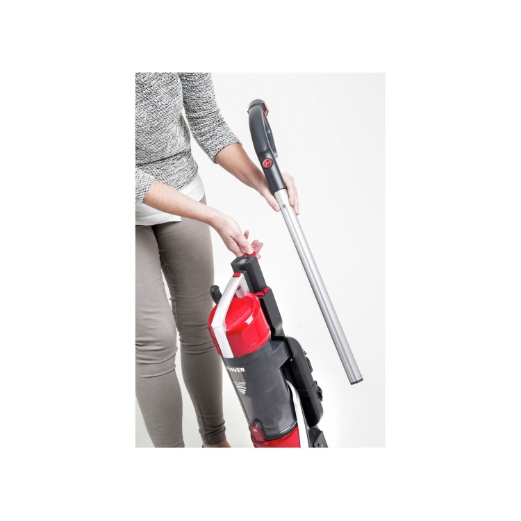 Hoover VE18LIG Velocity Evo Cordless Upright Vacuum Cleaner - Red White & Grey