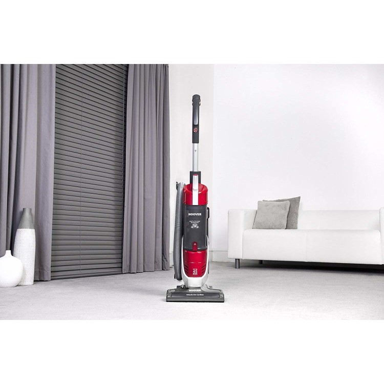 Hoover VE18LIG Velocity Evo Cordless Upright Vacuum Cleaner - Red White & Grey